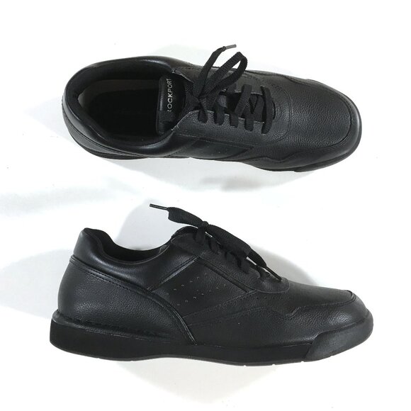 Rockport ProWalker Lace Up Oxford Shoes Mens Size 14 W Wide Black Leather K71096 Rockport Prowalker K71096 Men main image 4